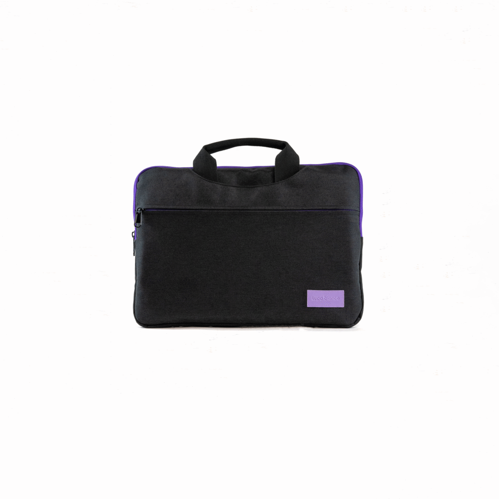 Black x Purple LPad Sleeve With Handle LB0014