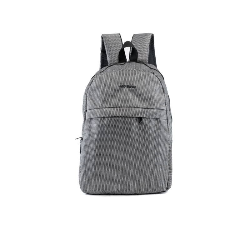 Grey MiniLupo Backpack One Basic Pocket  LB0080