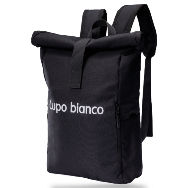 Black Roll-Top Backpack LB0083