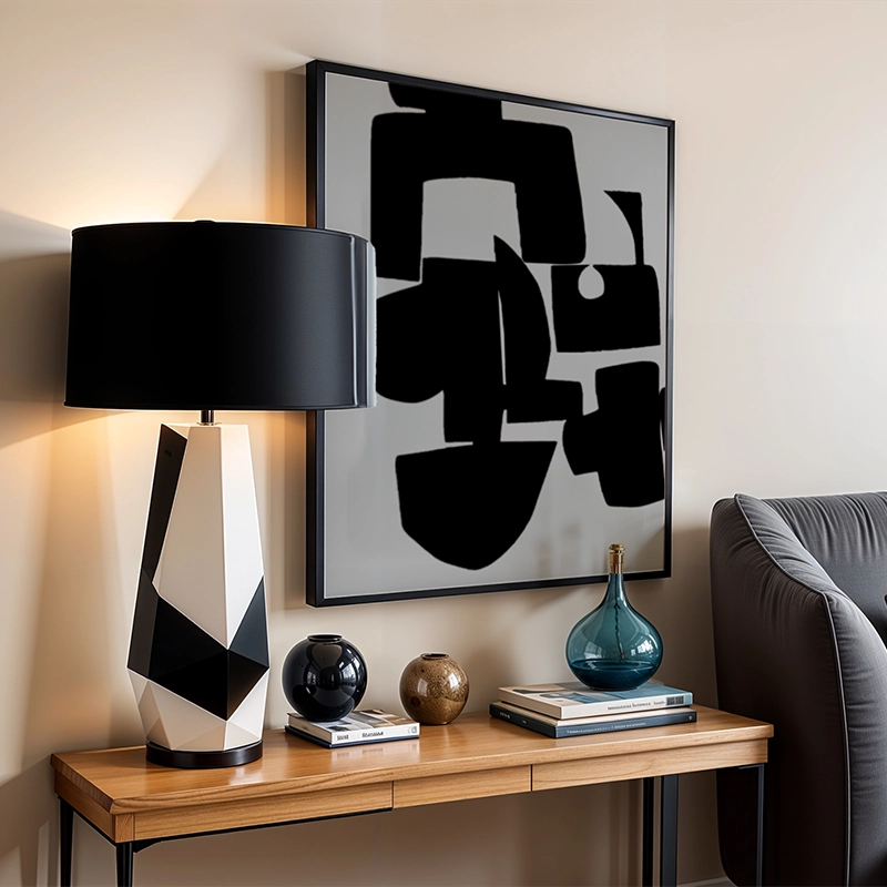 Bold Black & Neutral Tones