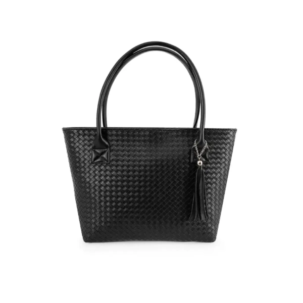Braided black bag
