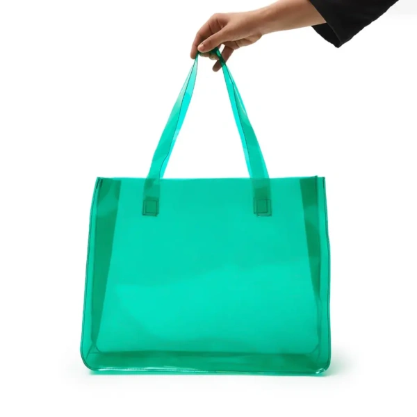 Tote Dark Green PVC bag