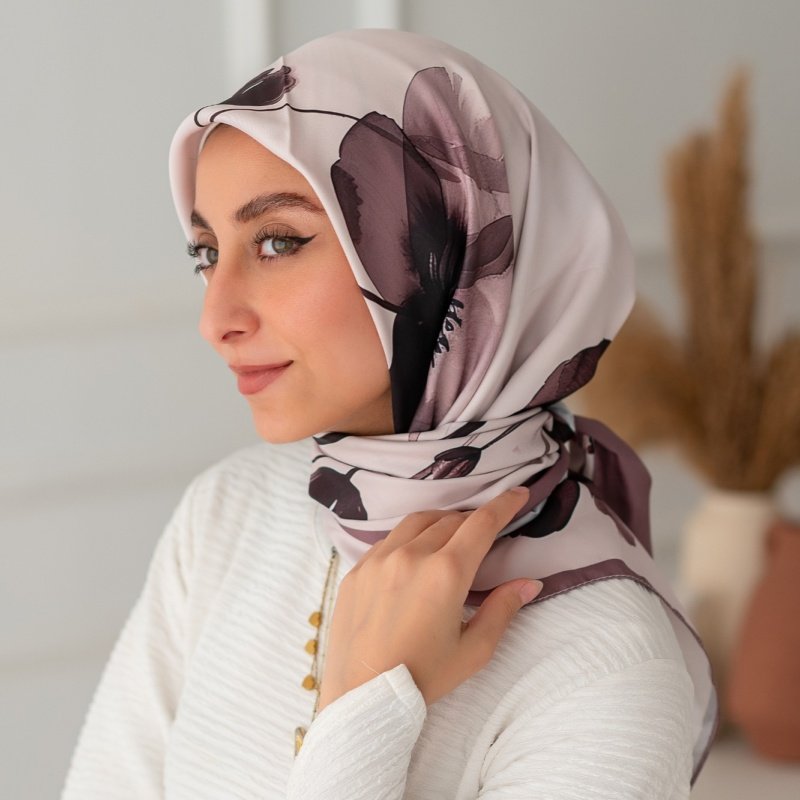 Printed Square Scarf 022