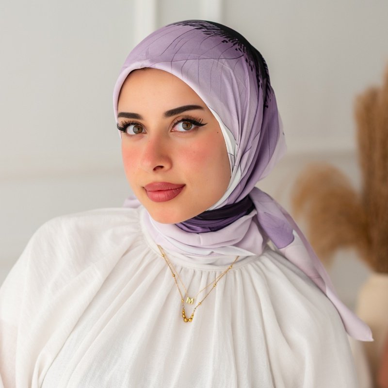 Printed Square Scarf 024