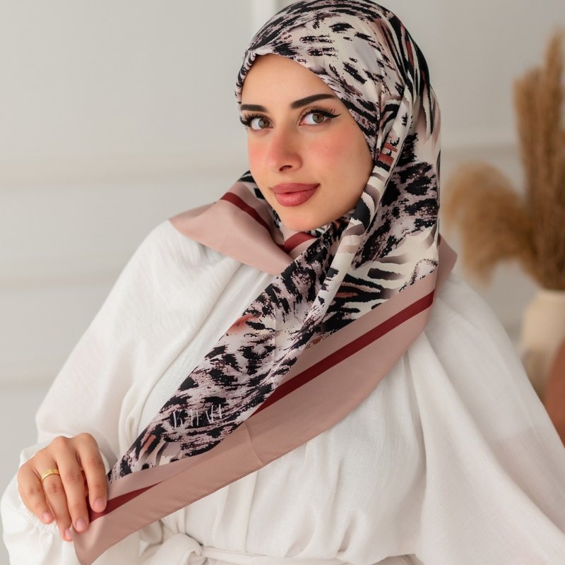 Printed Square Scarf 019