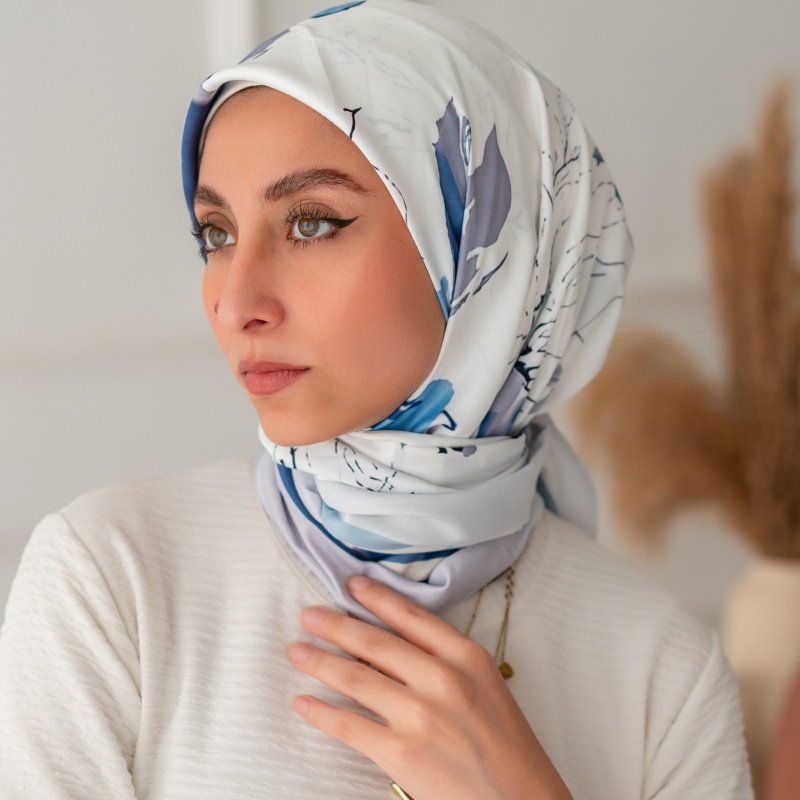 Printed Square Scarf 012