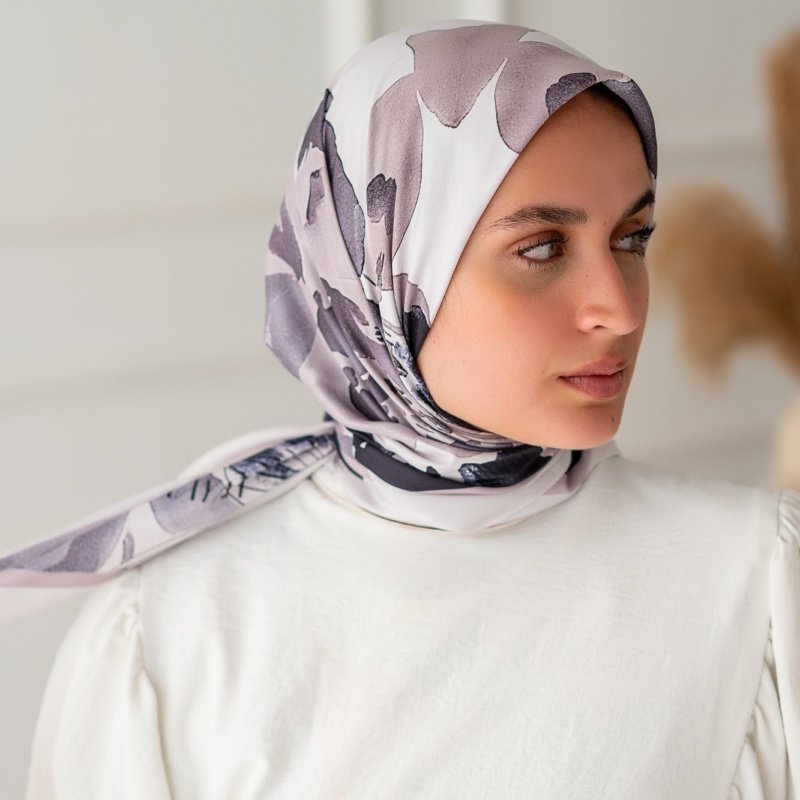 Printed Square Scarf 023